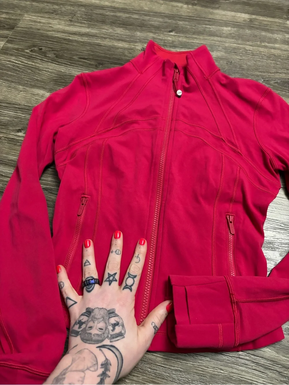 NWOT Lululemon Define Cropped Jacket *Nulu (Pink Dragonfruit) Size 6